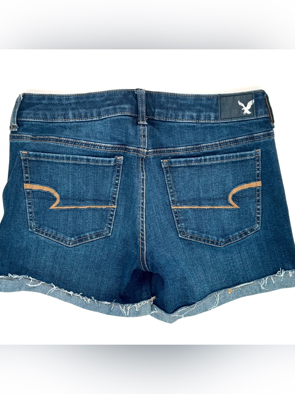 American Eagle Outfitters Dark Blue Denim Jean Shorts